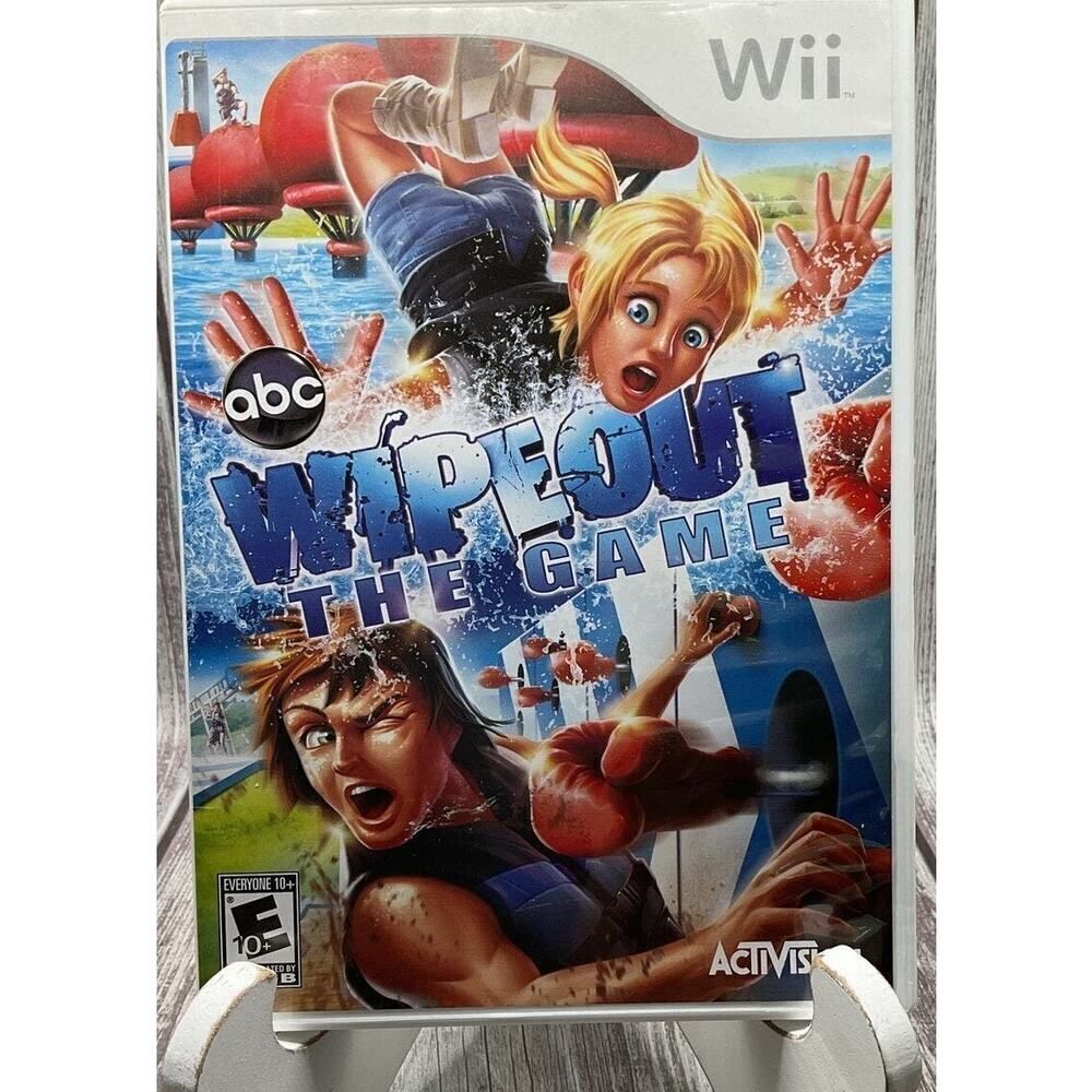 ABC Wipeout The Game Nintendo Wii Activision 2010 Sports Action‎ CIB Complete
